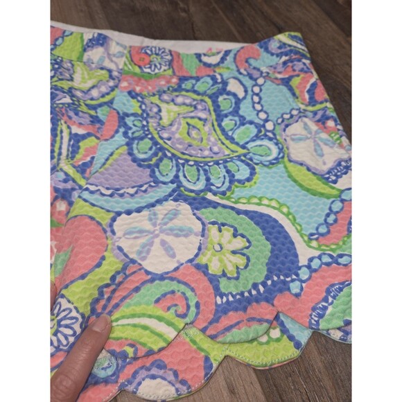 EUC! Lilly Pulitzer Conch Republic Buttercup Shorts 4 B13 - Picture 5 of 10